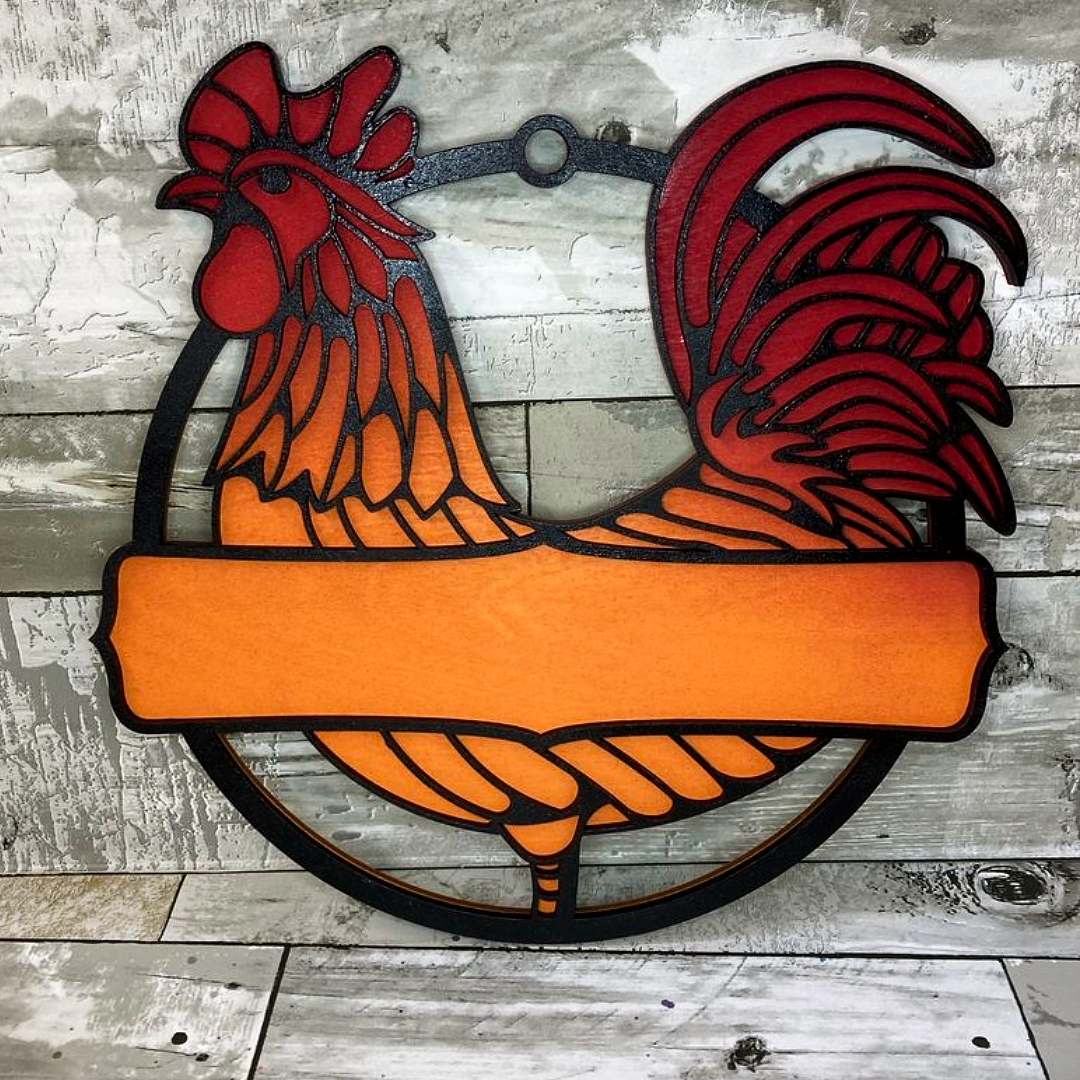 Rooster Door Hanger